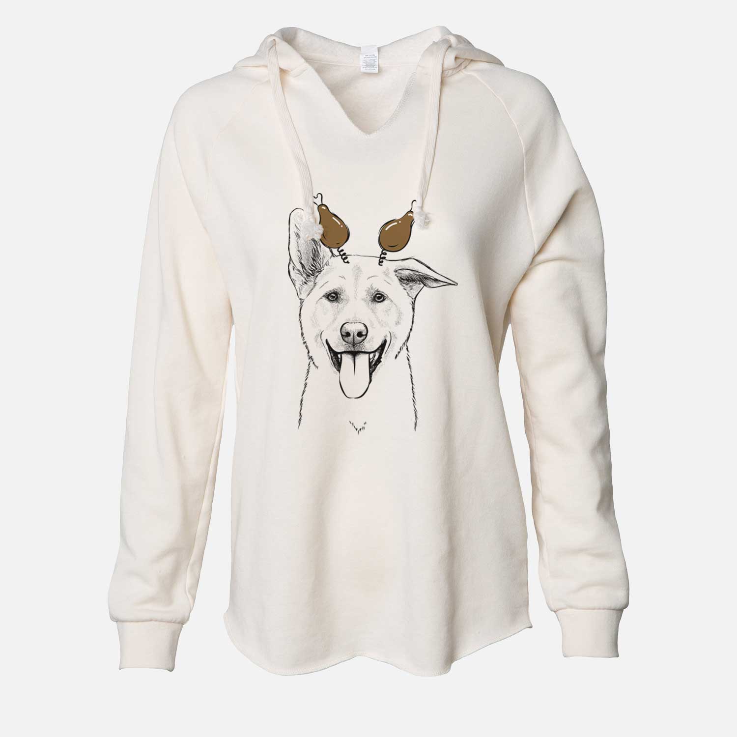 Thanksgiving Hoya the Korean Jindo - Cali Wave Hooded Sweatshirt