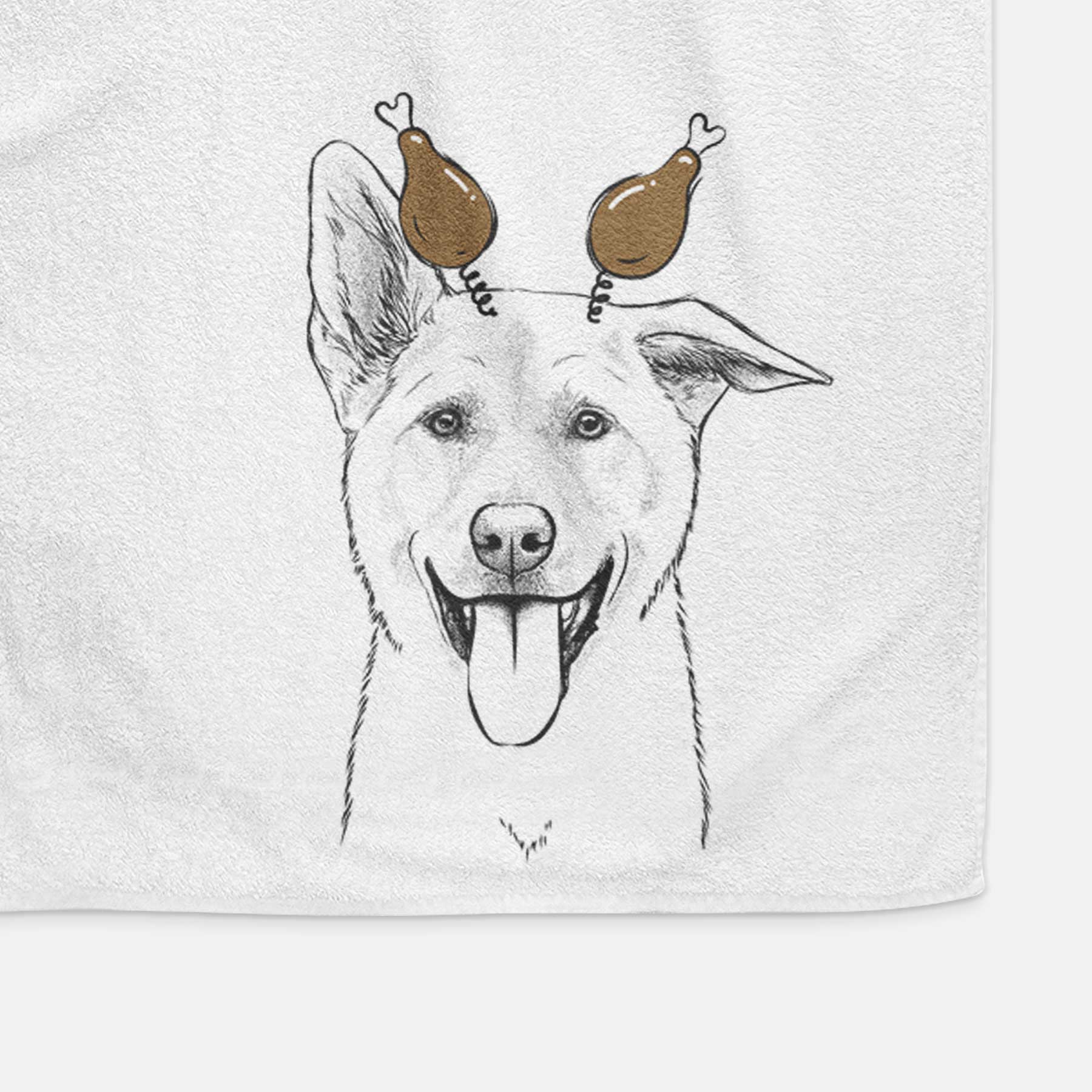 Hoya the Korean Jindo Decorative Hand Towel