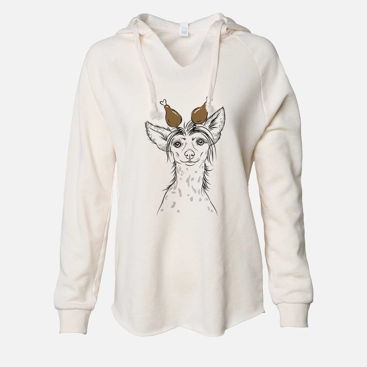 Thanksgiving Hudson the Chinese Crested - Cali Wave Hooded Sweatshirt