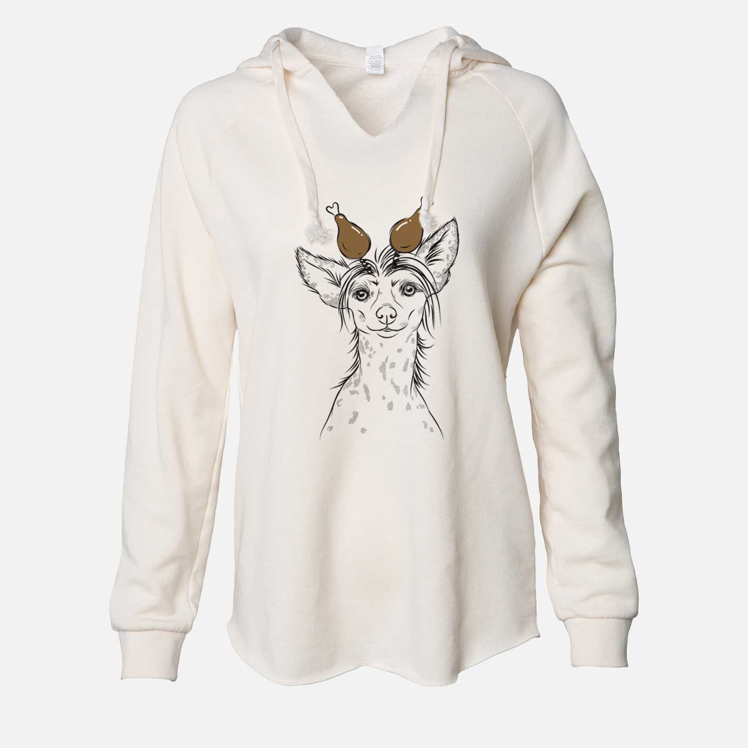 Thanksgiving Hudson the Chinese Crested - Cali Wave Hooded Sweatshirt