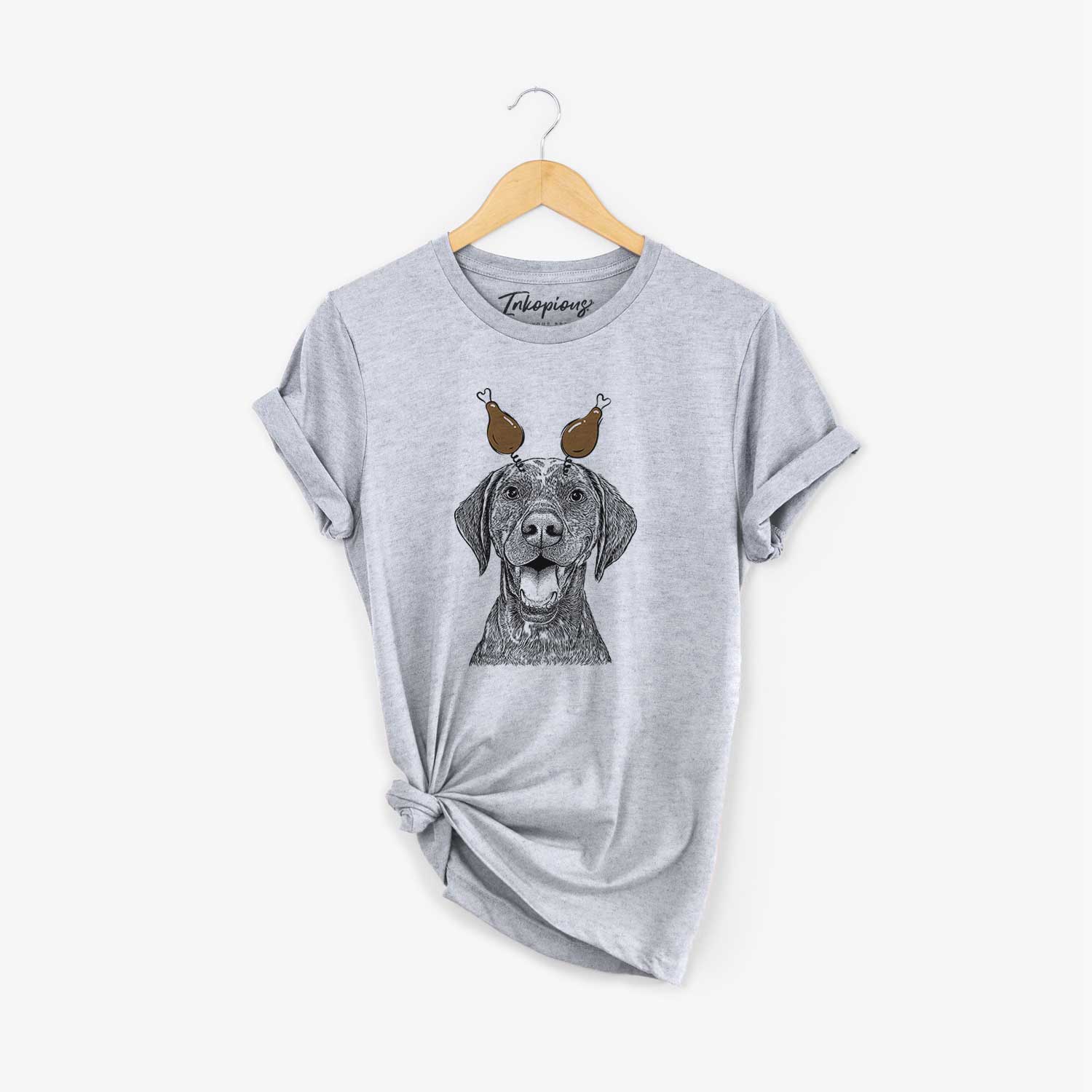 Thanksgiving Hudson the German Shorthaired Pointer - Unisex Crewneck