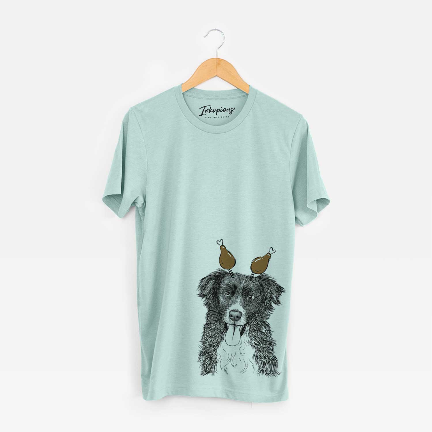 Thanksgiving Indi the Border Collie - Unisex Crewneck