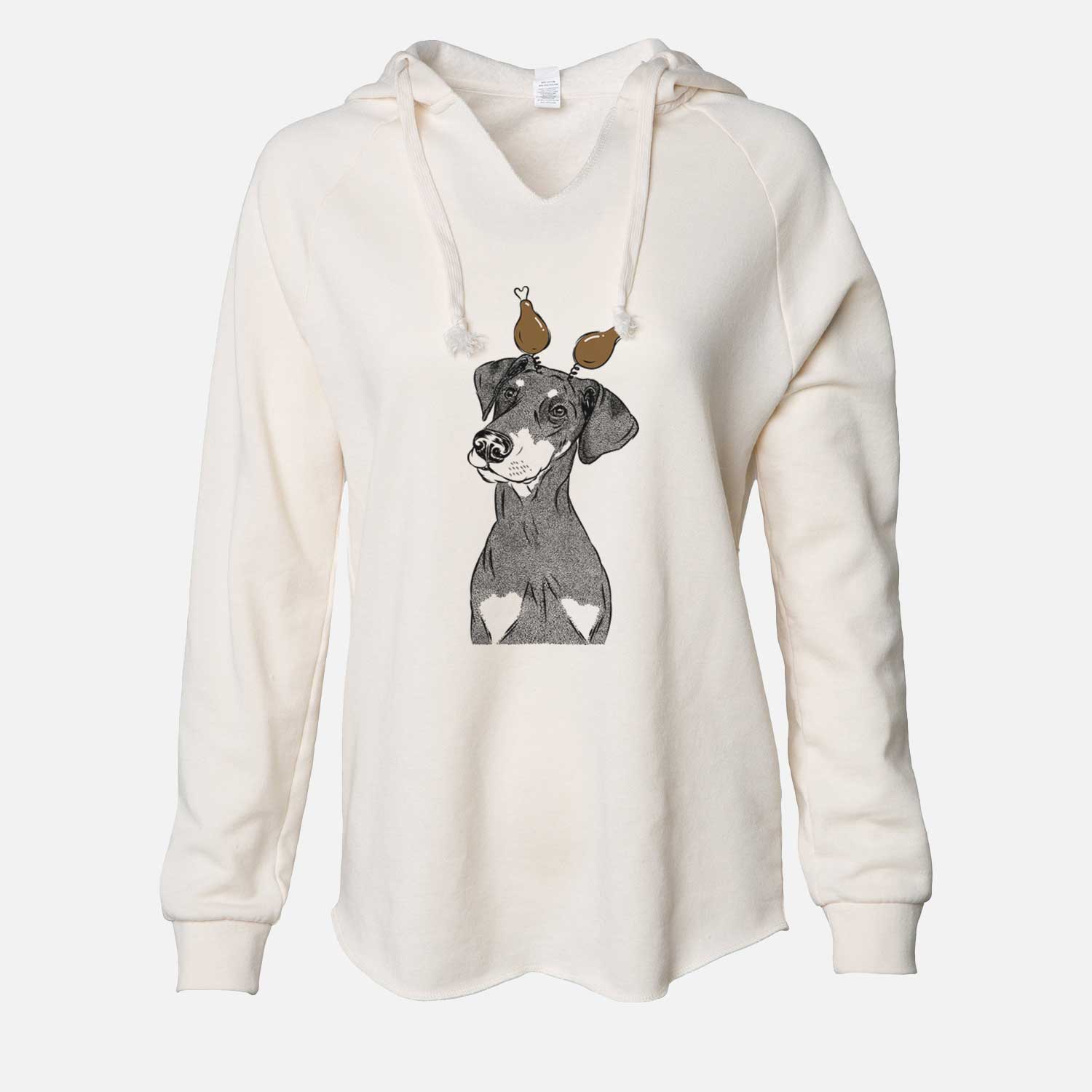 Thanksgiving Iroh the Doberman Pinscher - Cali Wave Hooded Sweatshirt