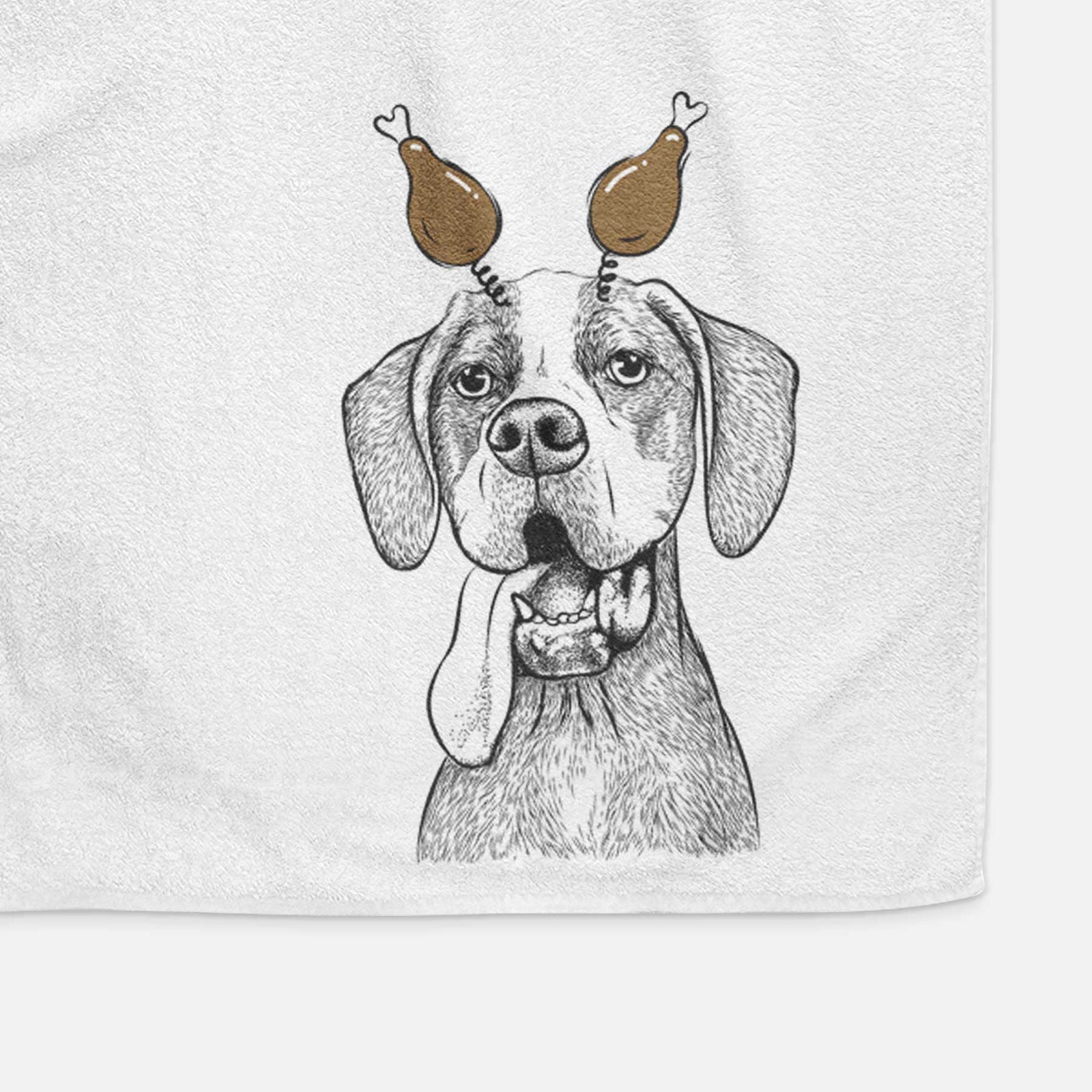 Irwin the English Pointer Decorative Hand Towel