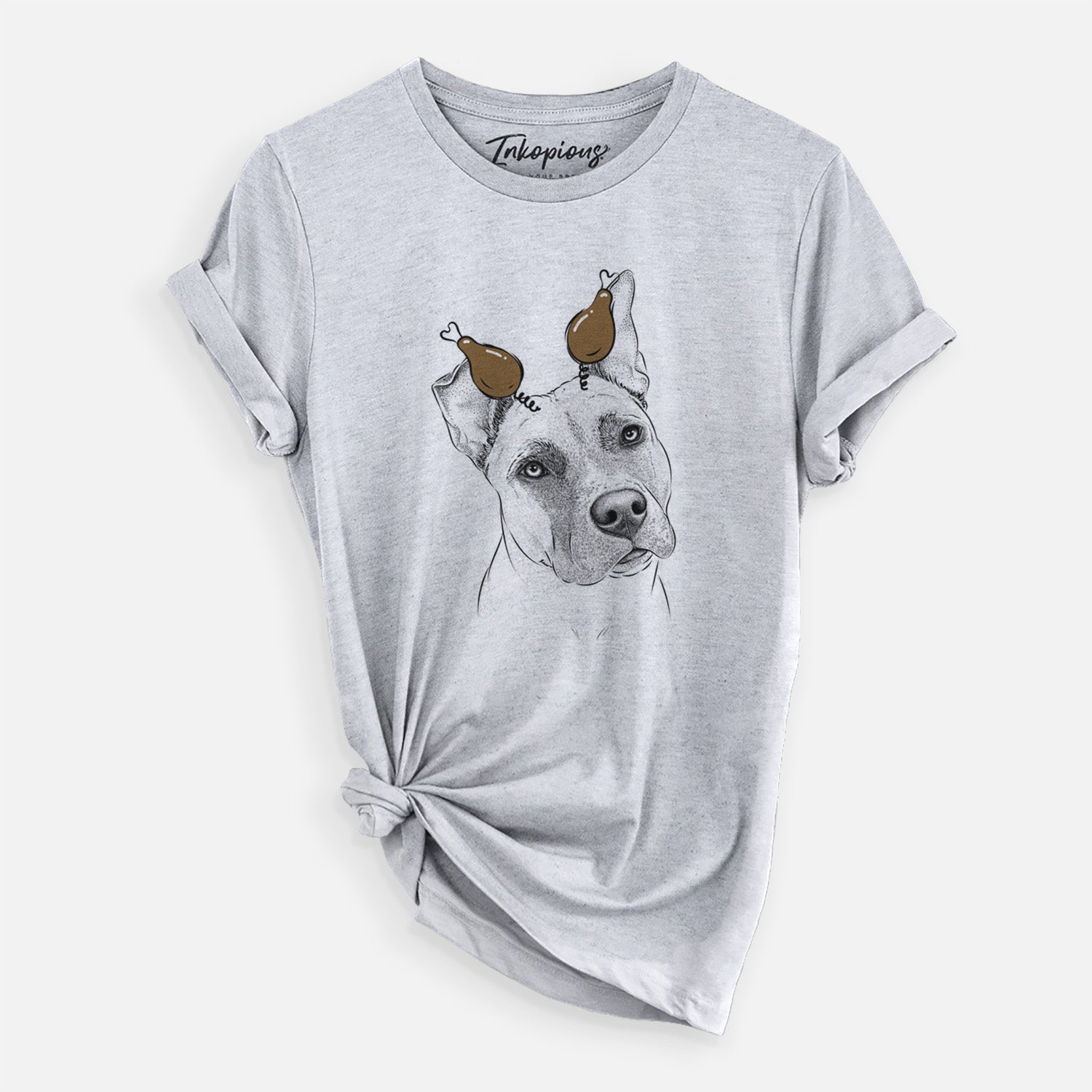 Thanksgiving Ivy the Pitbull Mix - Unisex Crewneck