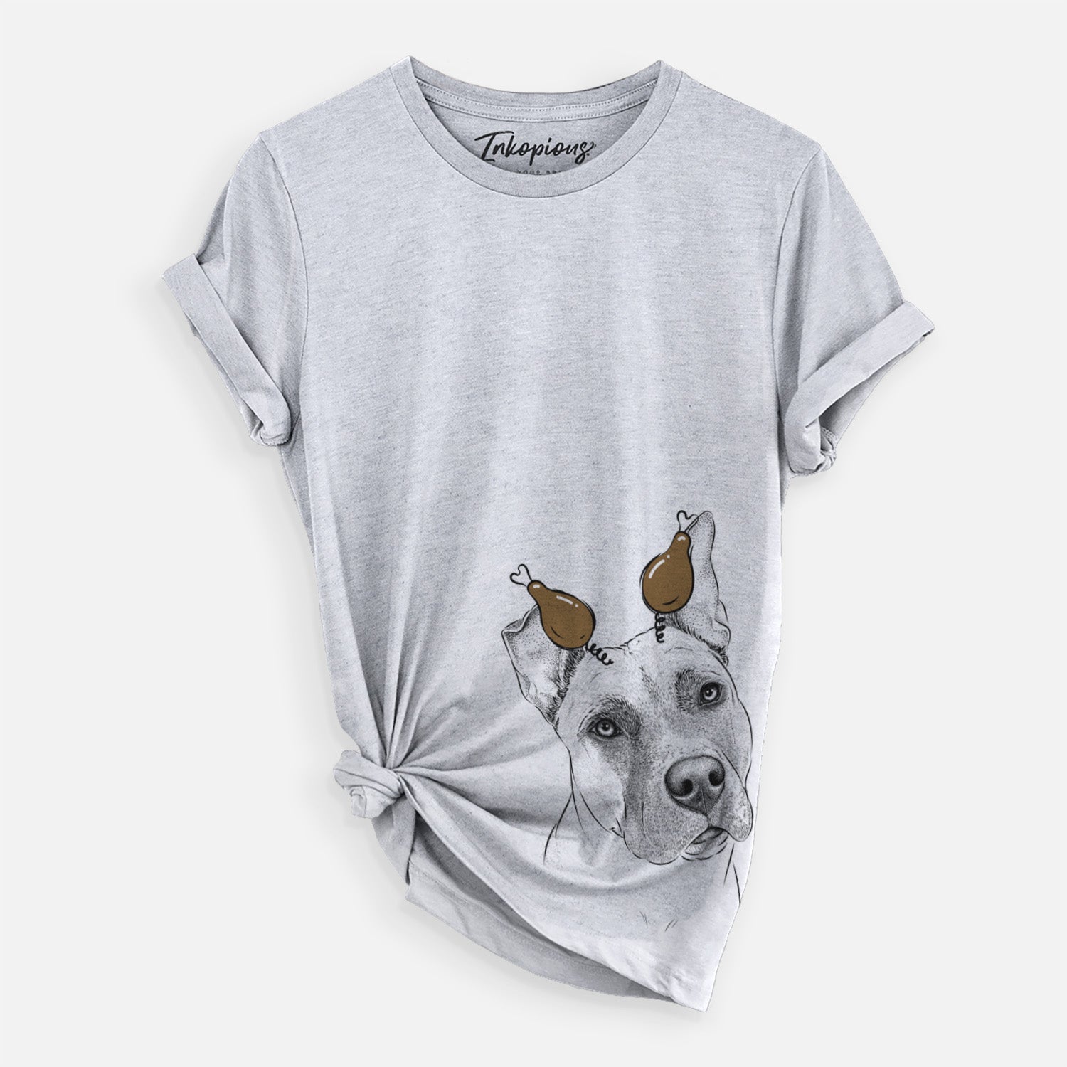 Thanksgiving Ivy the Pitbull Mix - Unisex Crewneck