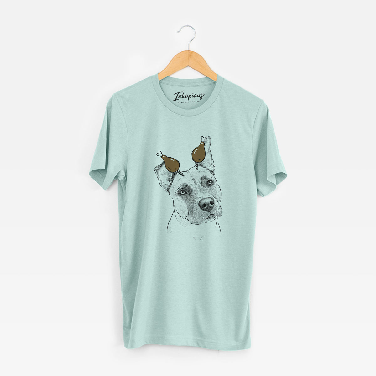 Thanksgiving Ivy the Pitbull Mix - Unisex Crewneck