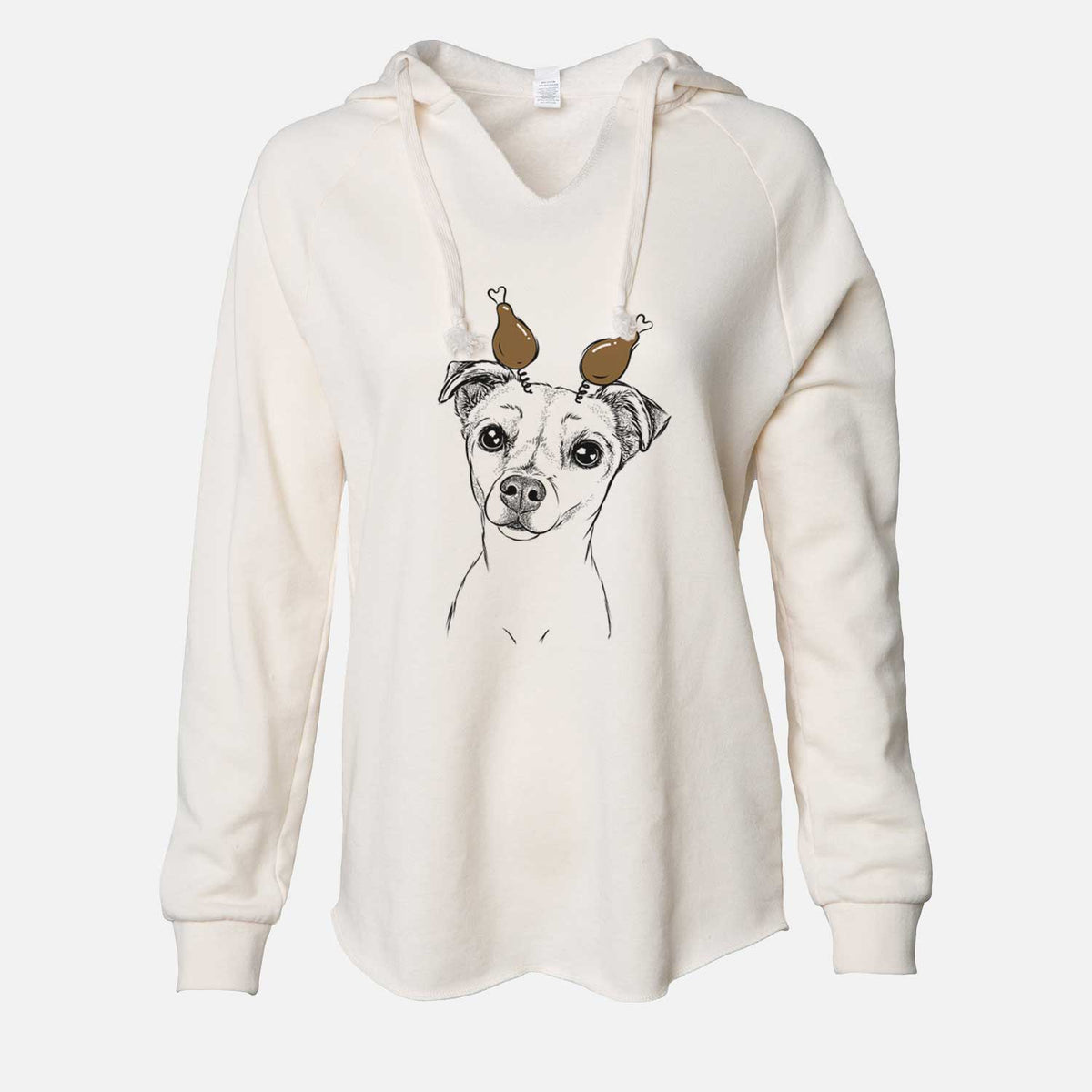 Thanksgiving Izzy the Chiweenie - Cali Wave Hooded Sweatshirt