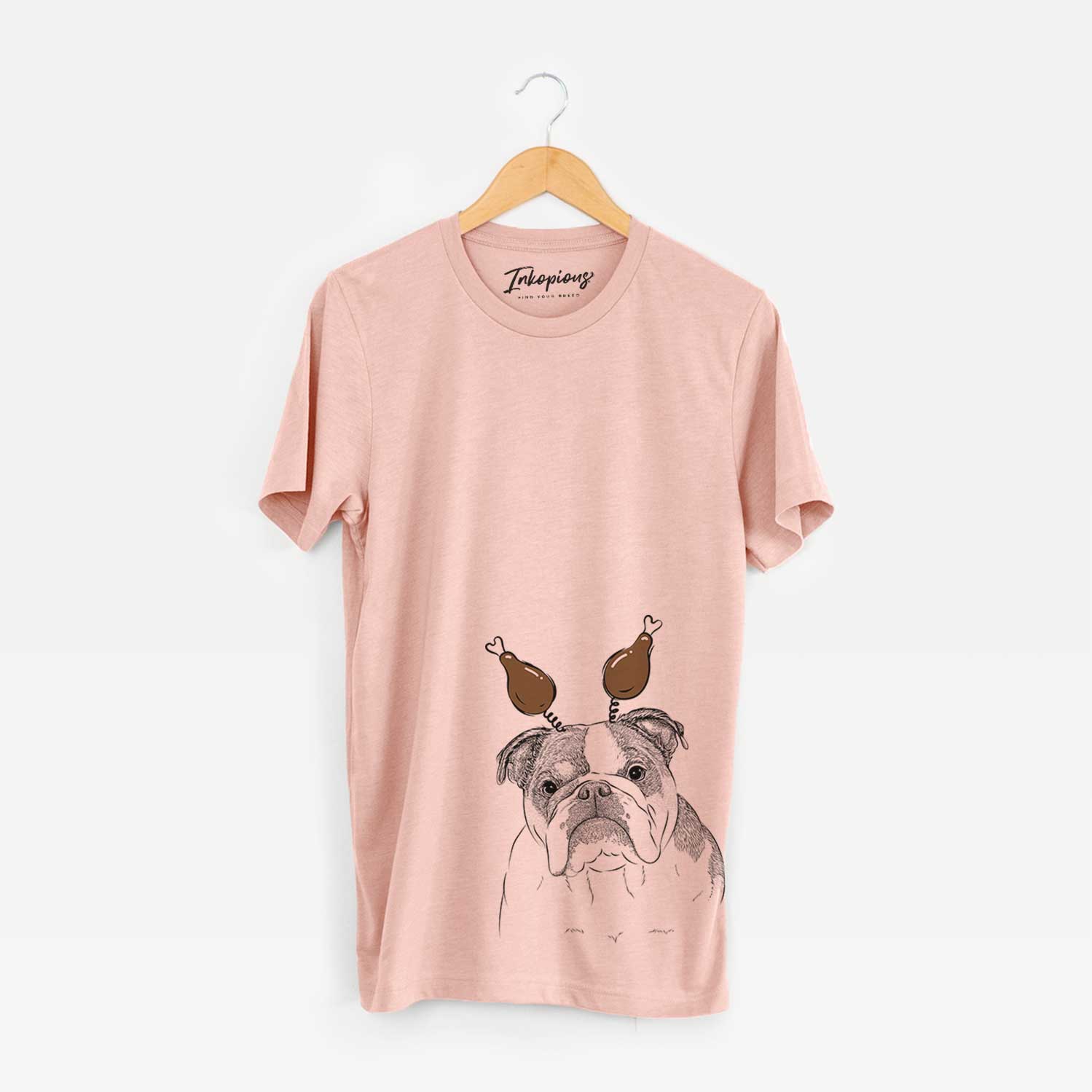 Thanksgiving Jack the English Bulldog - Unisex Crewneck