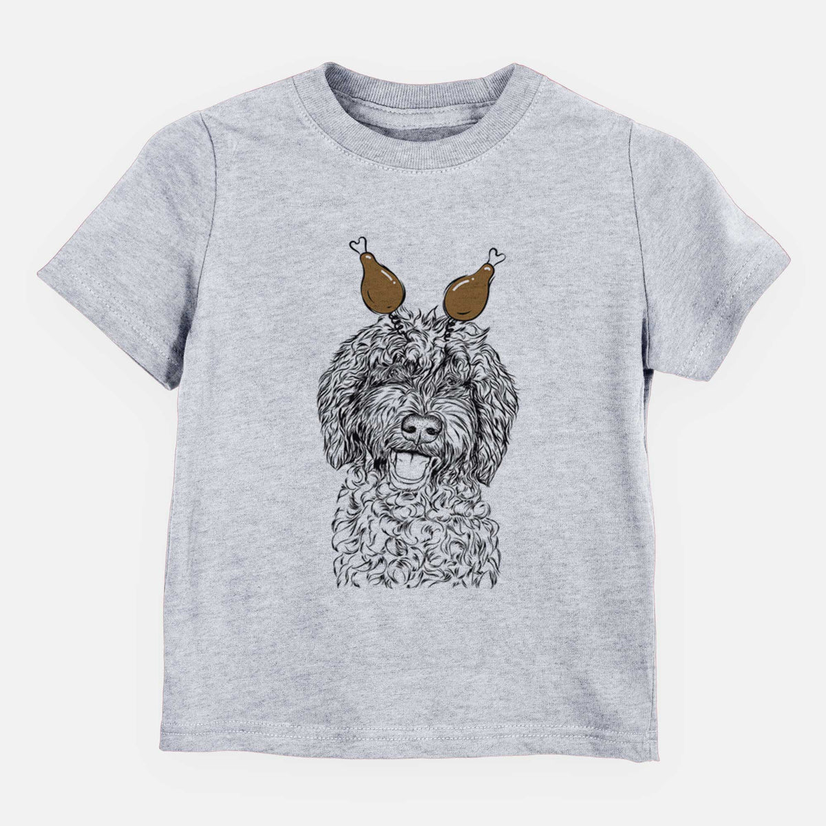 Thanksgiving Jack the Chocolate Labradoodle - Kids/Youth/Toddler Shirt