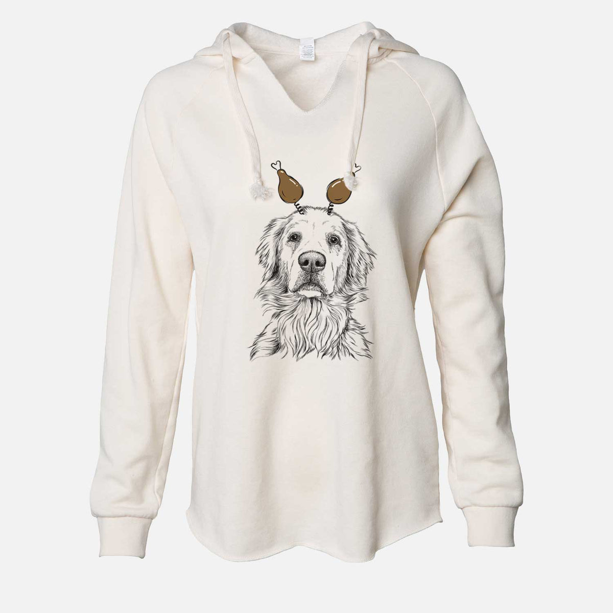 Thanksgiving Jake aroni the Golden Retriever - Cali Wave Hooded Sweatshirt