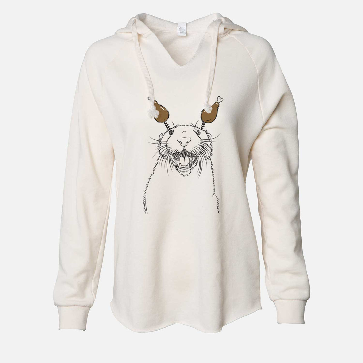 Thanksgiving Jasper the River Otter - Cali Wave Hooded Sweatshirt