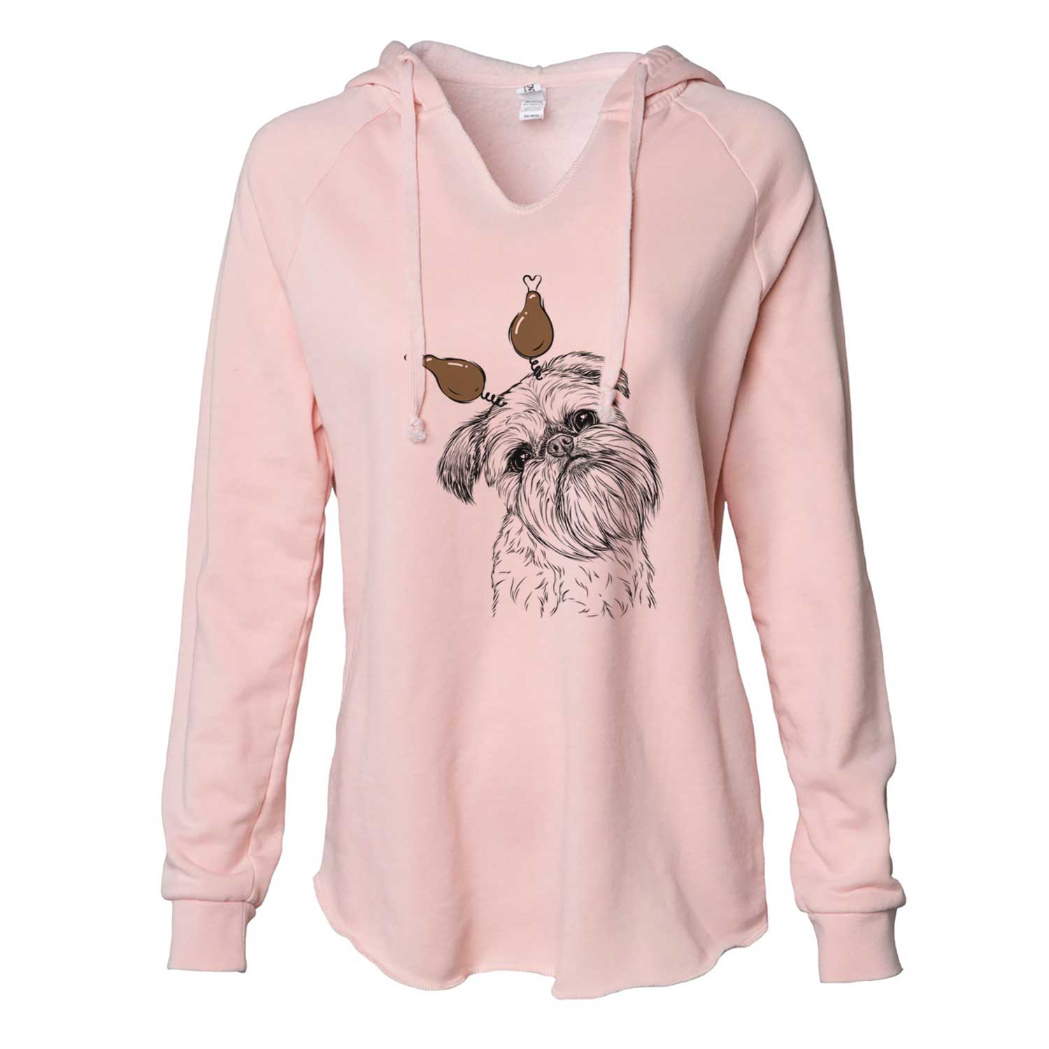 Thanksgiving Jasper Joe the Brussels Griffon - Cali Wave Hooded Sweatshirt