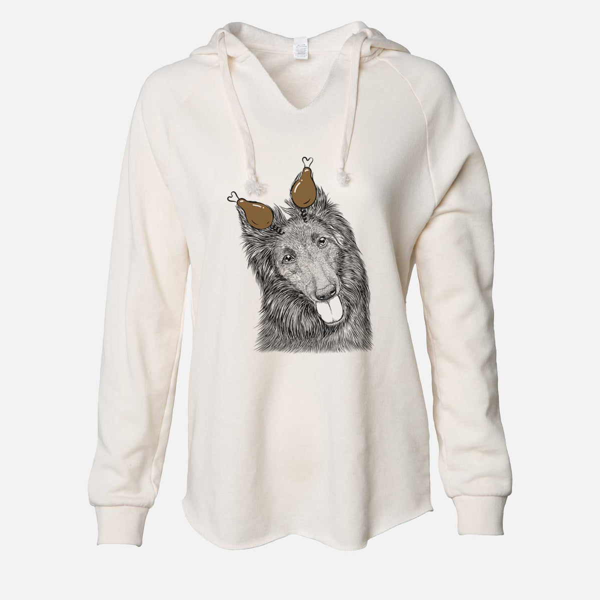 Thanksgiving Jaxx the Belgian Tervuren - Cali Wave Hooded Sweatshirt