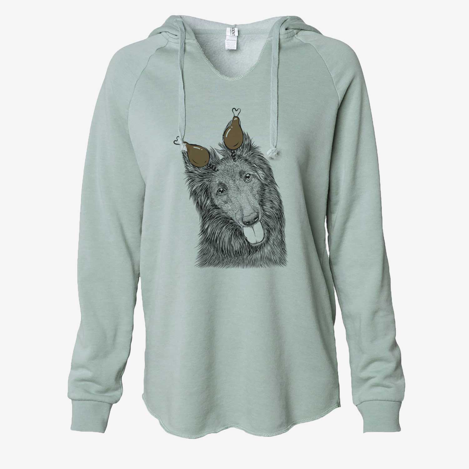 Thanksgiving Jaxx the Belgian Tervuren - Cali Wave Hooded Sweatshirt