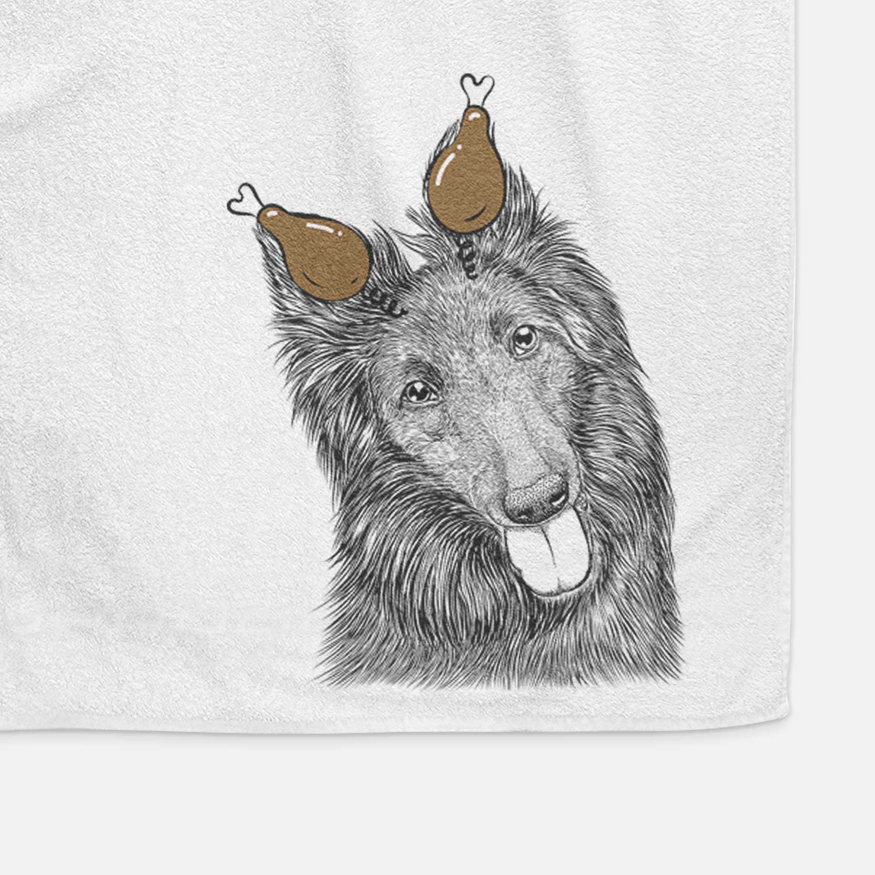 Jaxx the Belgian Tervuren Decorative Hand Towel