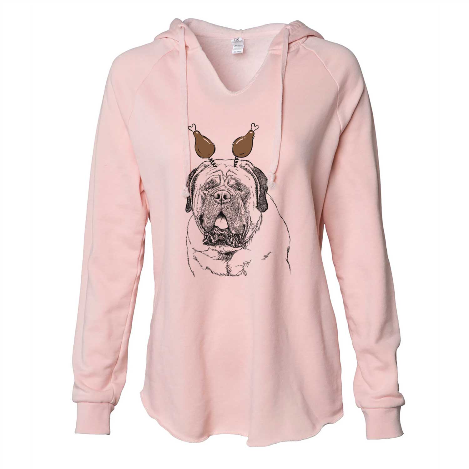 Thanksgiving Jed the English Mastiff - Cali Wave Hooded Sweatshirt