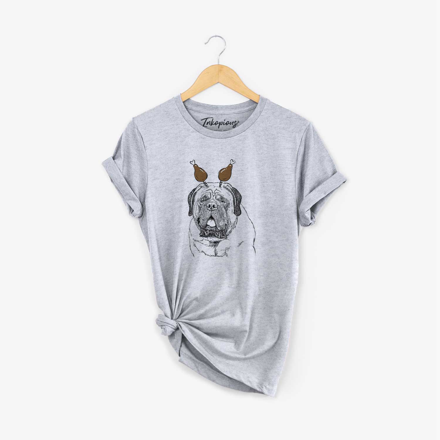 Thanksgiving Jed the English Mastiff - Unisex Crewneck