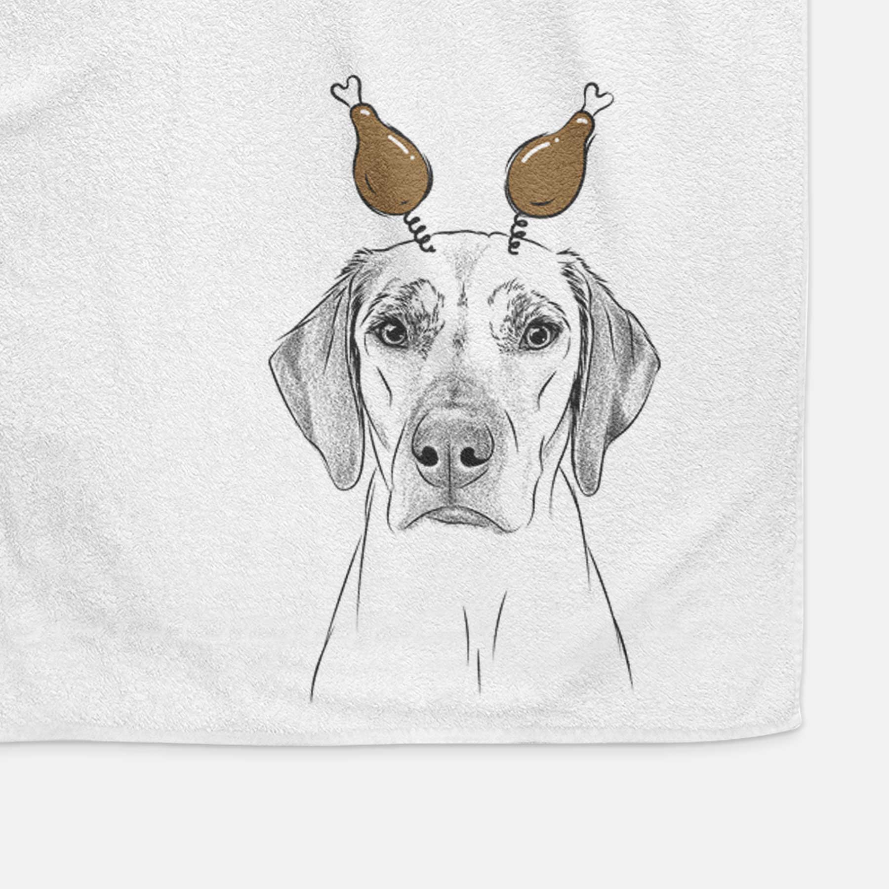 Jenga the Rhodesian Ridgeback Decorative Hand Towel