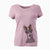 Thanksgiving Jenna the Doberman Pinscher - Women's V-neck Shirt