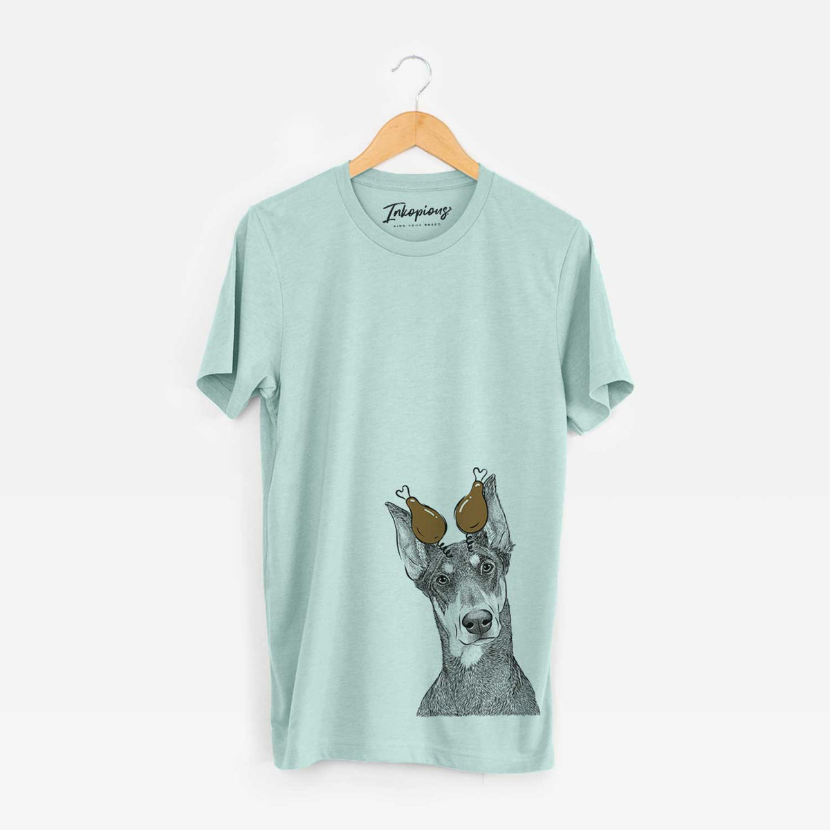 Thanksgiving Jenna the Doberman Pinscher - Unisex Crewneck