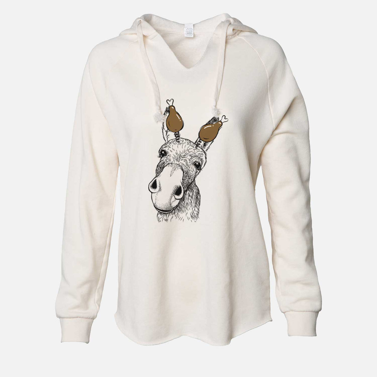 Thanksgiving Jenny the Donkey - Cali Wave Hooded Sweatshirt