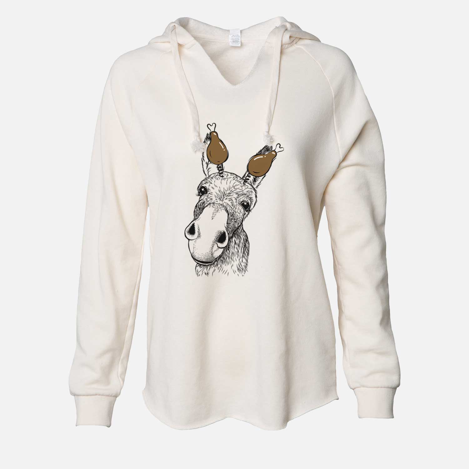Thanksgiving Jenny the Donkey - Cali Wave Hooded Sweatshirt