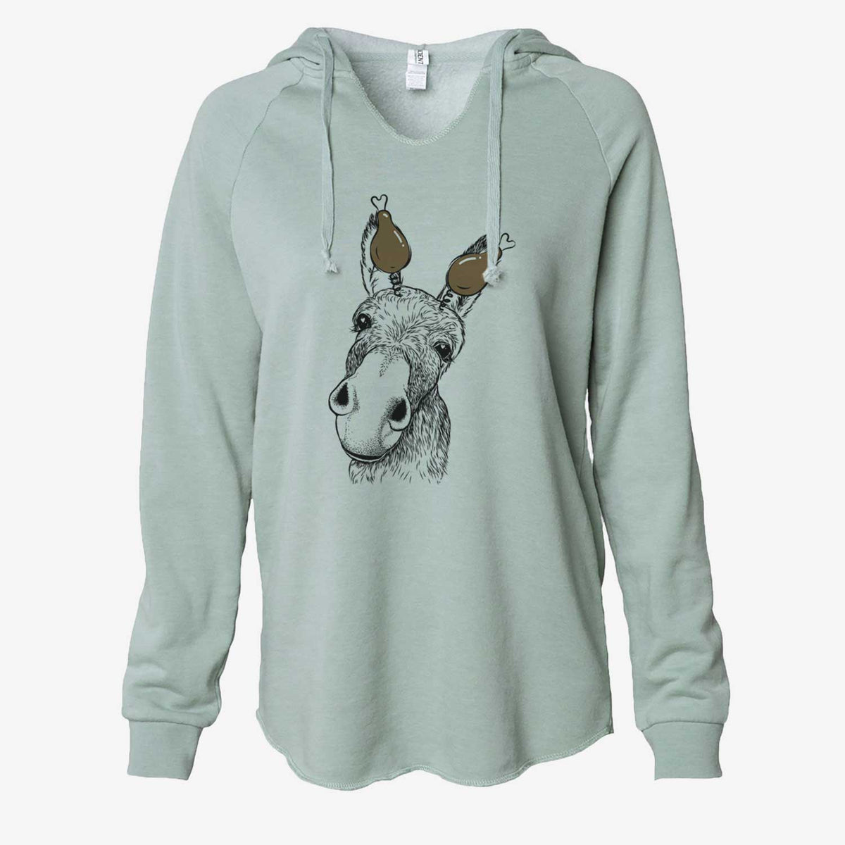 Thanksgiving Jenny the Donkey - Cali Wave Hooded Sweatshirt