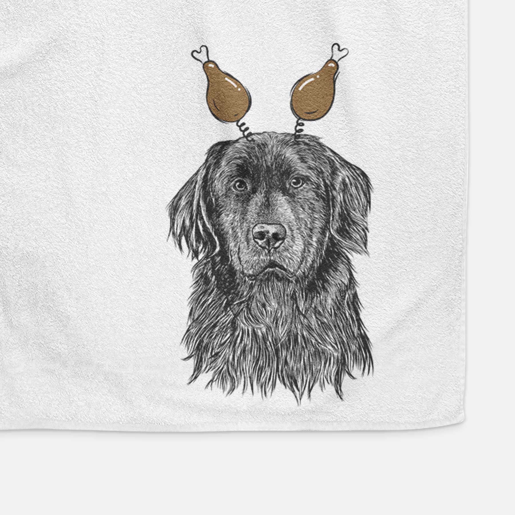 Jinx the Newfoundland Decorative Hand Towel