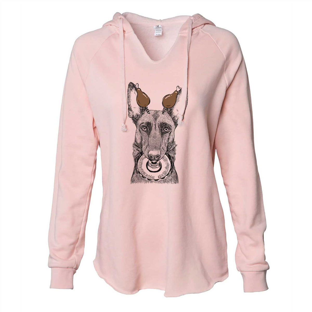 Thanksgiving Juno the Belgian Malinois - Cali Wave Hooded Sweatshirt