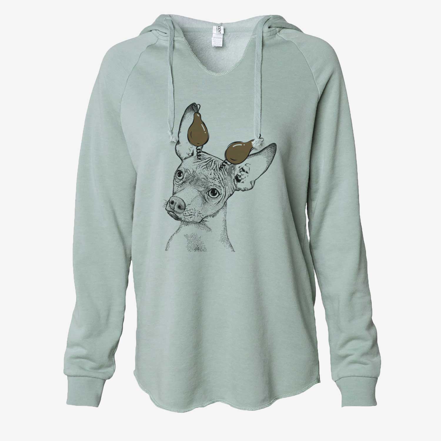 Thanksgiving Kahlo the Xoloitzcuintli - Cali Wave Hooded Sweatshirt