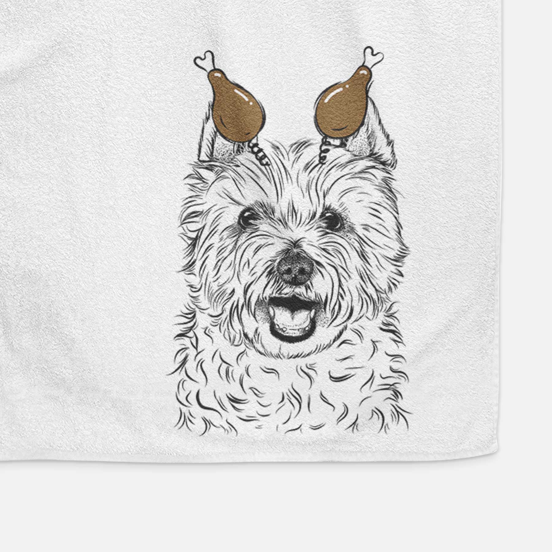 Kami the West Highland Terrier Decorative Hand Towel