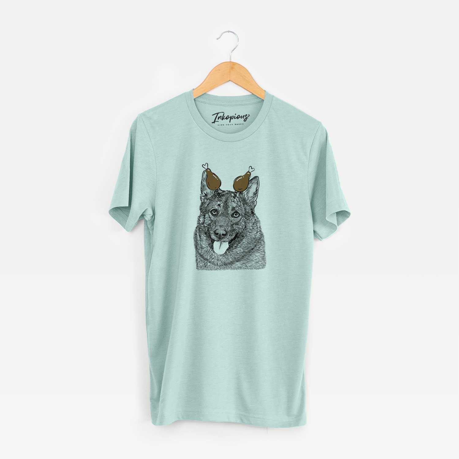 Thanksgiving Kasia the Norwegian Elkhound - Unisex Crewneck