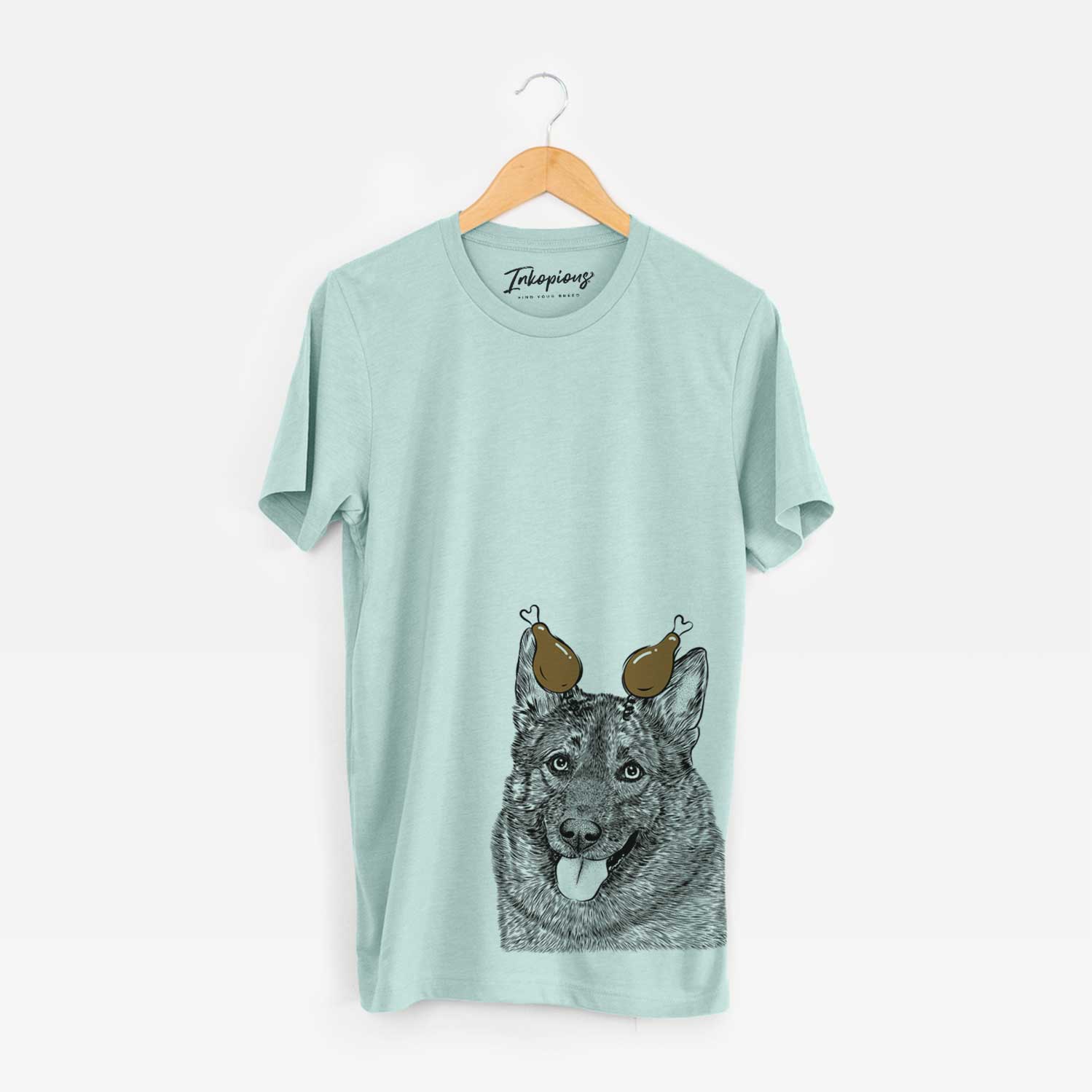 Thanksgiving Kasia the Norwegian Elkhound - Unisex Crewneck