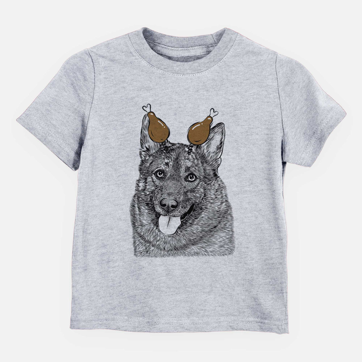 Thanksgiving Kasia the Norwegian Elkhound - Kids/Youth/Toddler Shirt