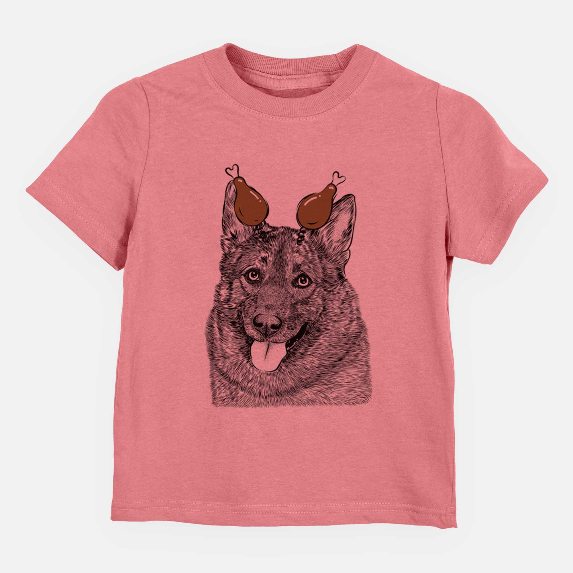 Thanksgiving Kasia the Norwegian Elkhound - Kids/Youth/Toddler Shirt