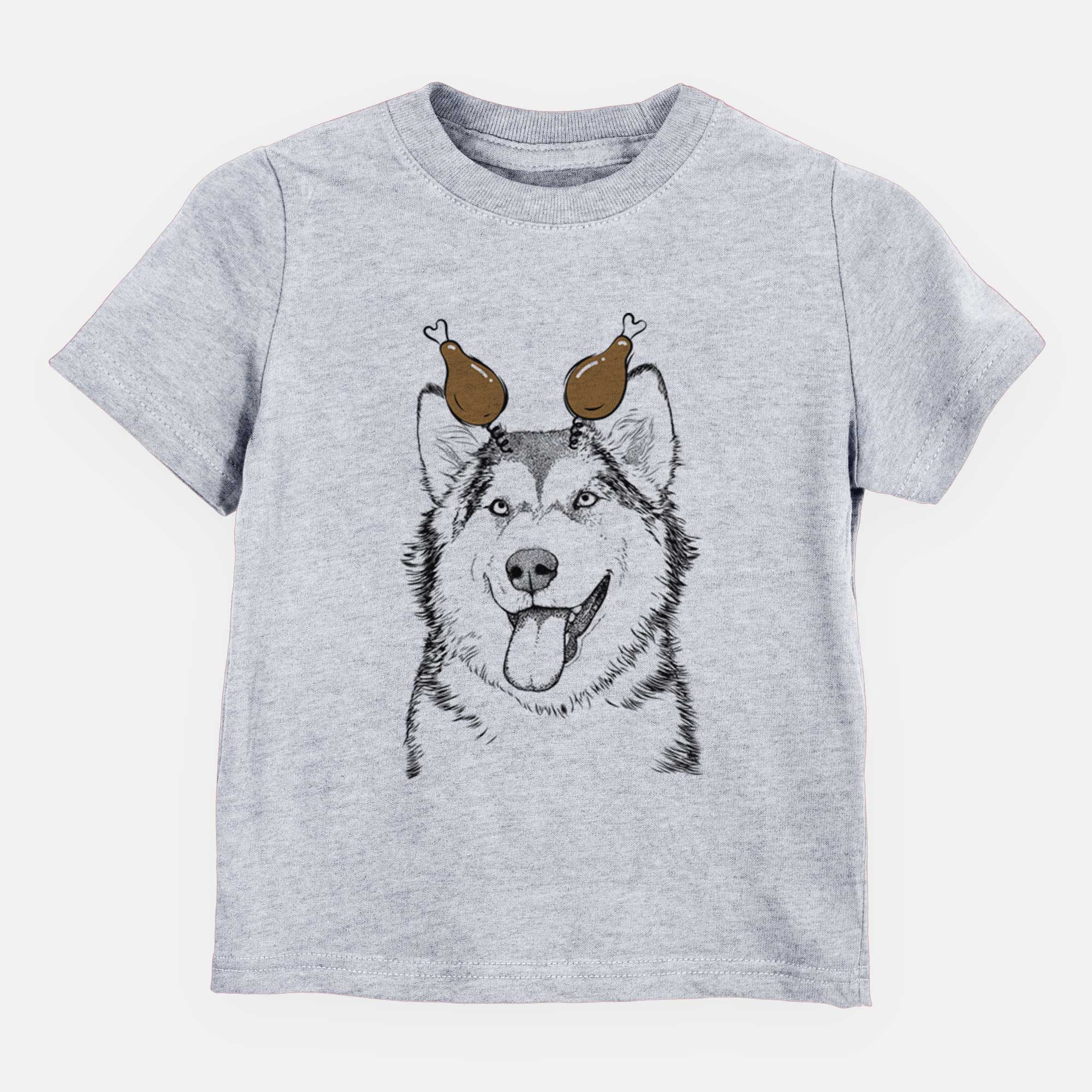 Thanksgiving Kaskae the Alaskan Malamute - Kids/Youth/Toddler Shirt