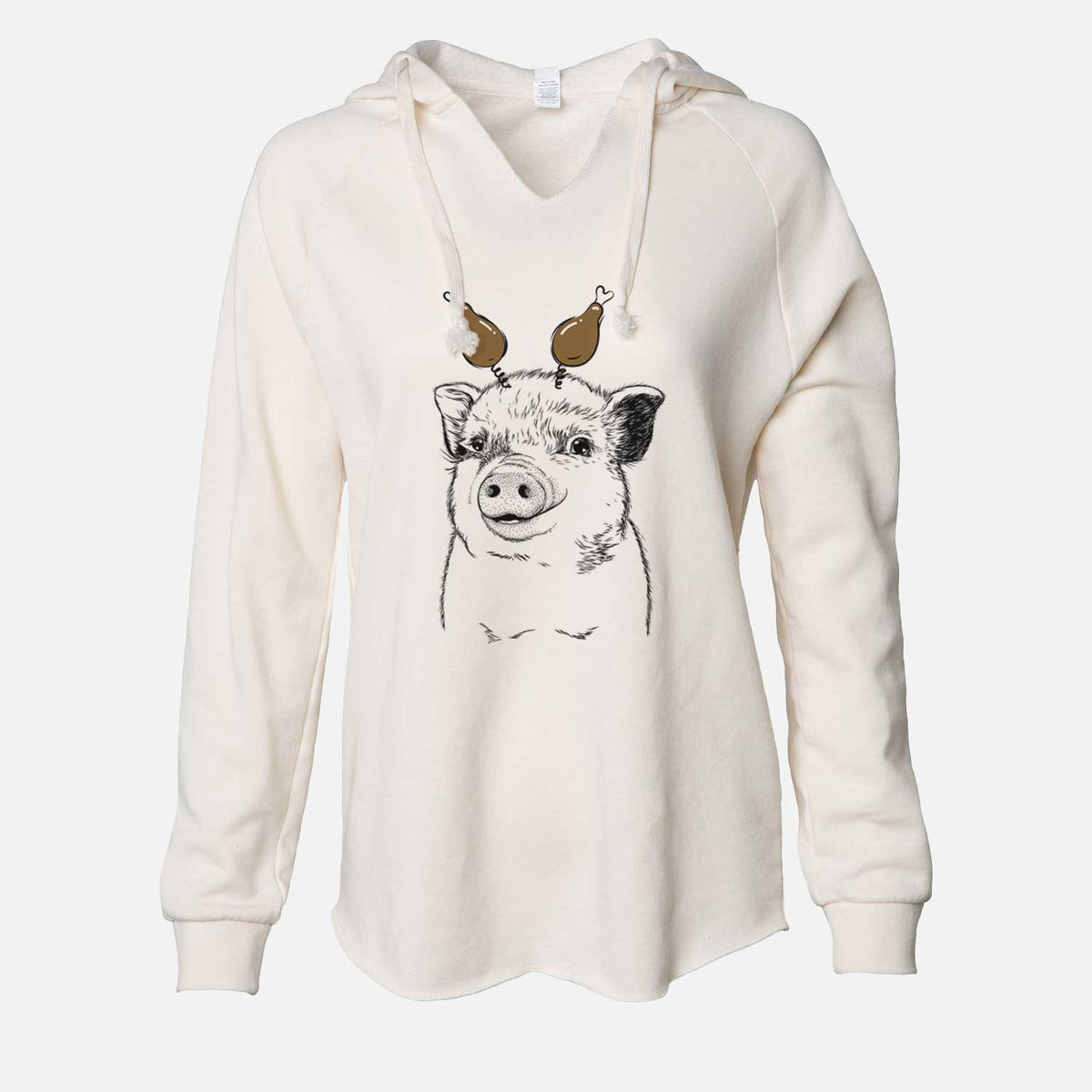 Thanksgiving Kevin the Spotted Pig - Cali Wave Hooded Sweatshirt