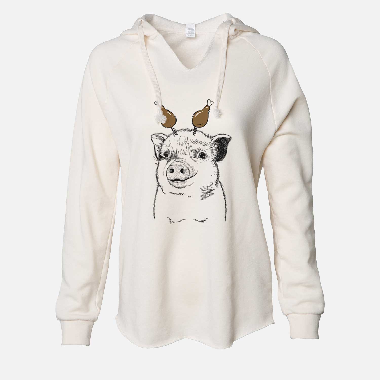 Thanksgiving Kevin the Spotted Pig - Cali Wave Hooded Sweatshirt