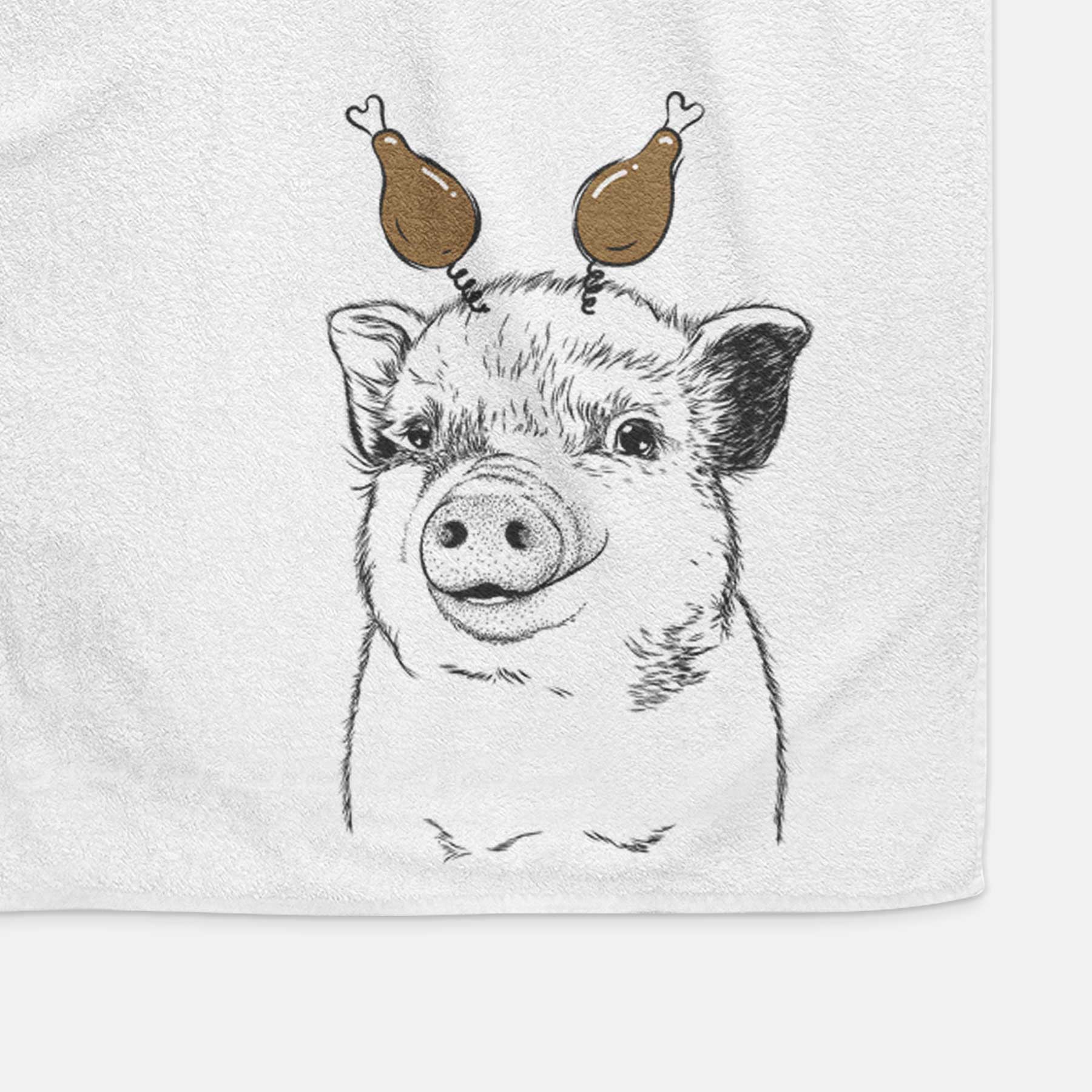 Kevin the Spotted Pig Decorative Hand Towel