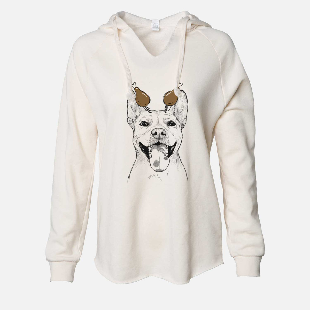 Thanksgiving Khaleesi the Carolina Dog - Cali Wave Hooded Sweatshirt