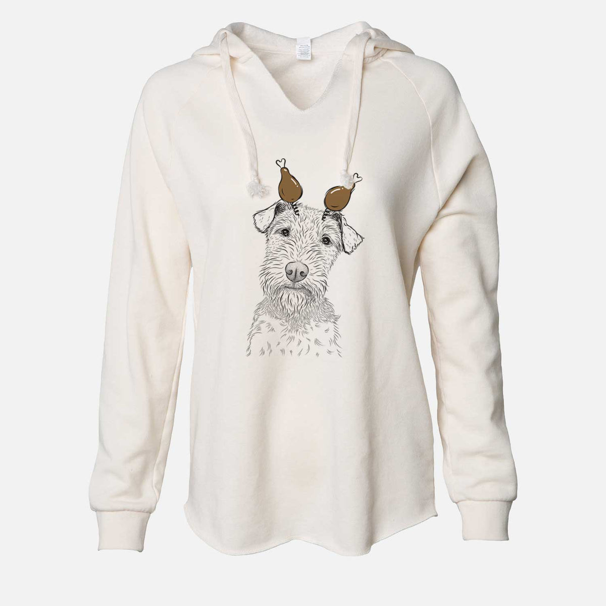 Thanksgiving Kiara the Welsh Terrier - Cali Wave Hooded Sweatshirt