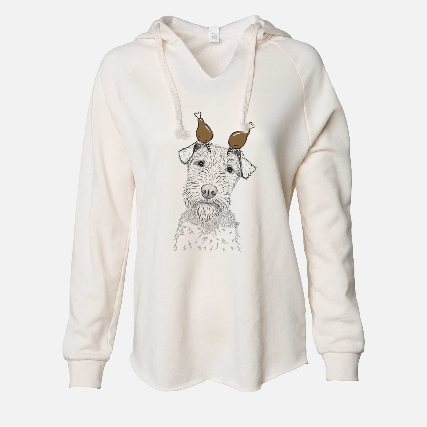 Thanksgiving Kiara the Welsh Terrier - Cali Wave Hooded Sweatshirt