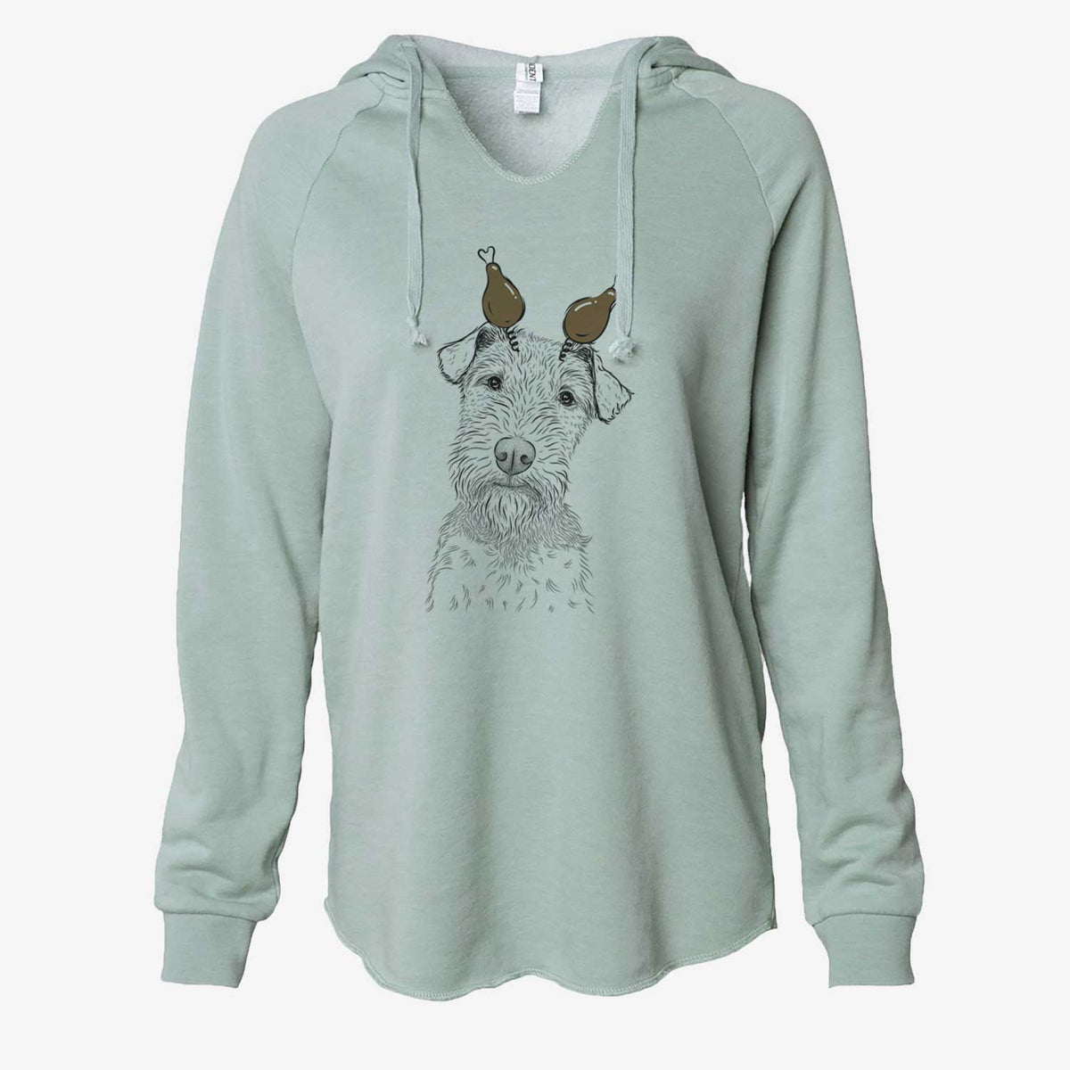 Thanksgiving Kiara the Welsh Terrier - Cali Wave Hooded Sweatshirt