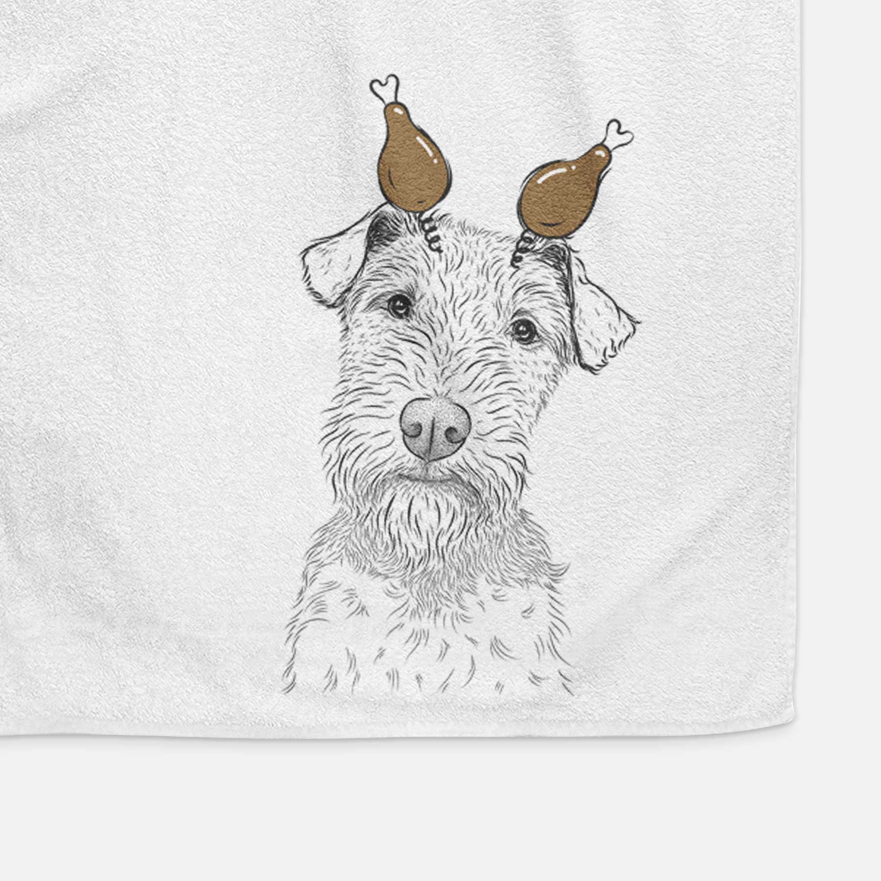 Kiara the Welsh Terrier Decorative Hand Towel