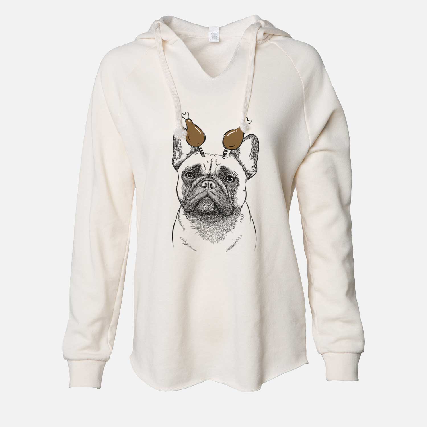 Thanksgiving Kingsleigh the French Bulldog - Cali Wave Hooded Sweatshirt