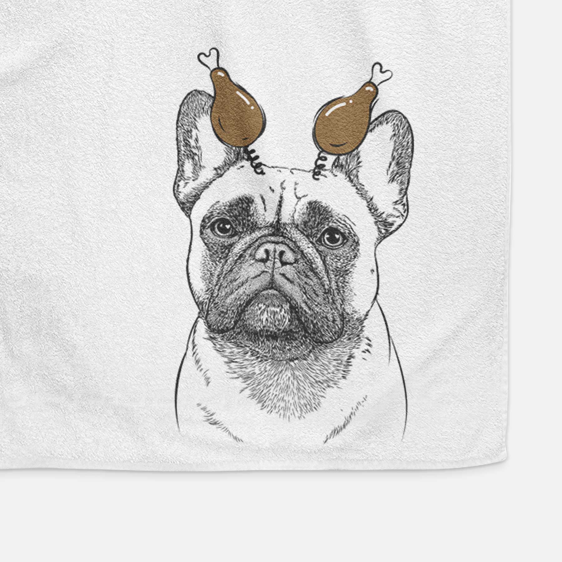 Kingsleigh the French Bulldog Decorative Hand Towel