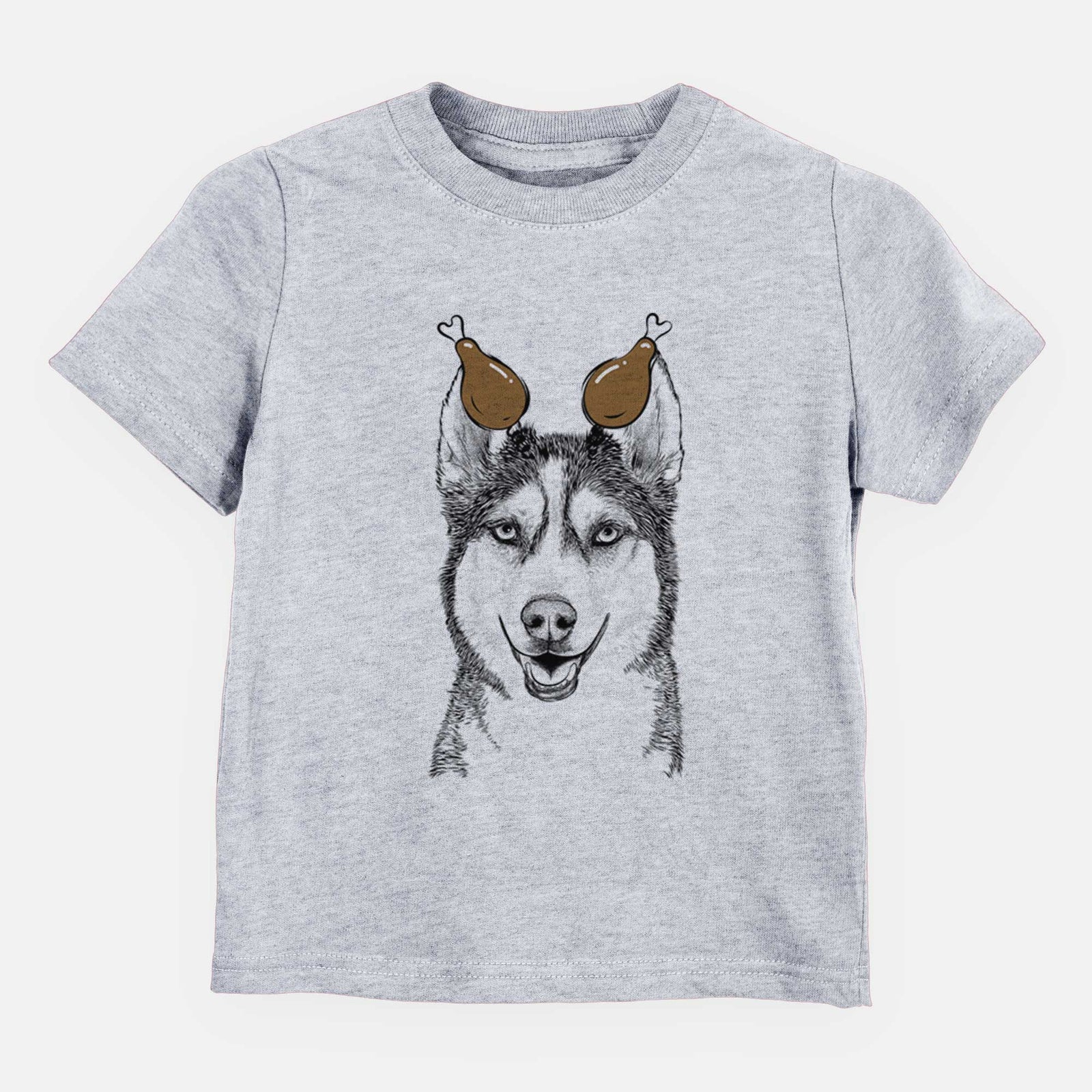 Thanksgiving Kira the Siberian Husky - Kids/Youth/Toddler Shirt