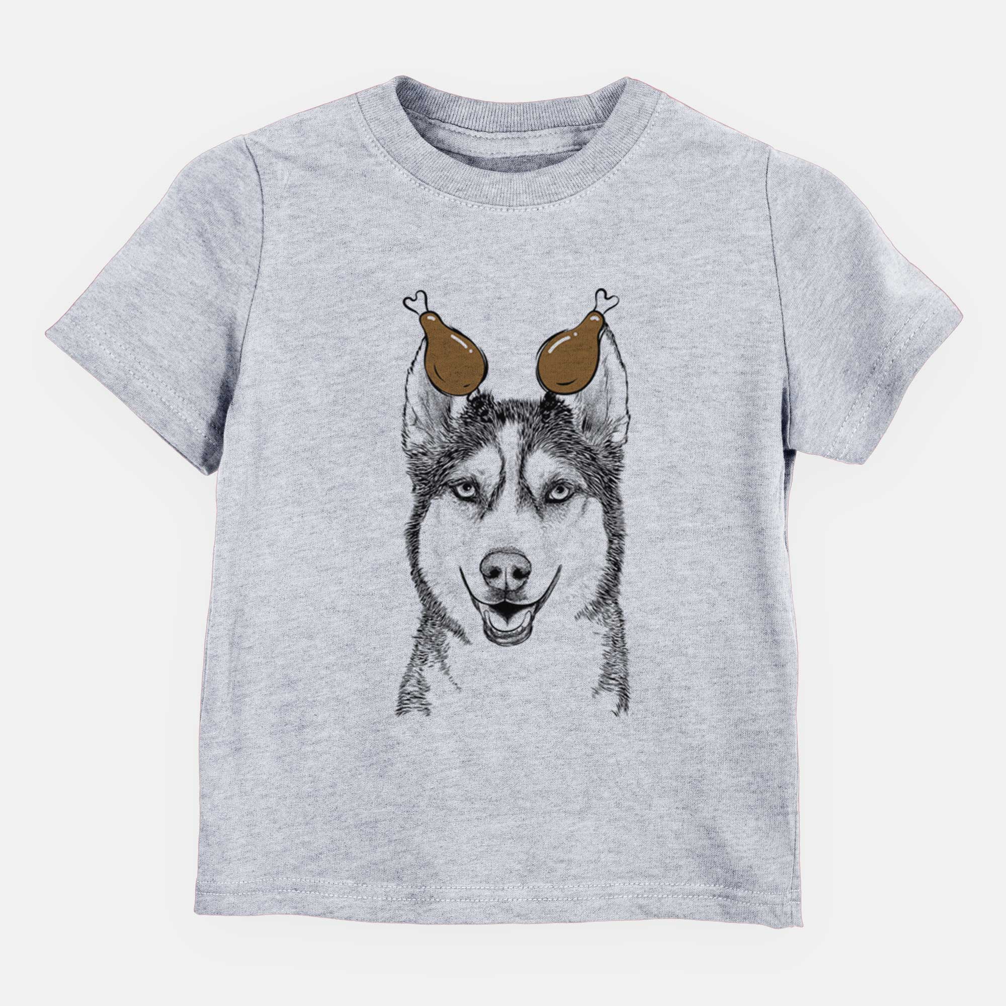 Thanksgiving Kira the Siberian Husky - Kids/Youth/Toddler Shirt