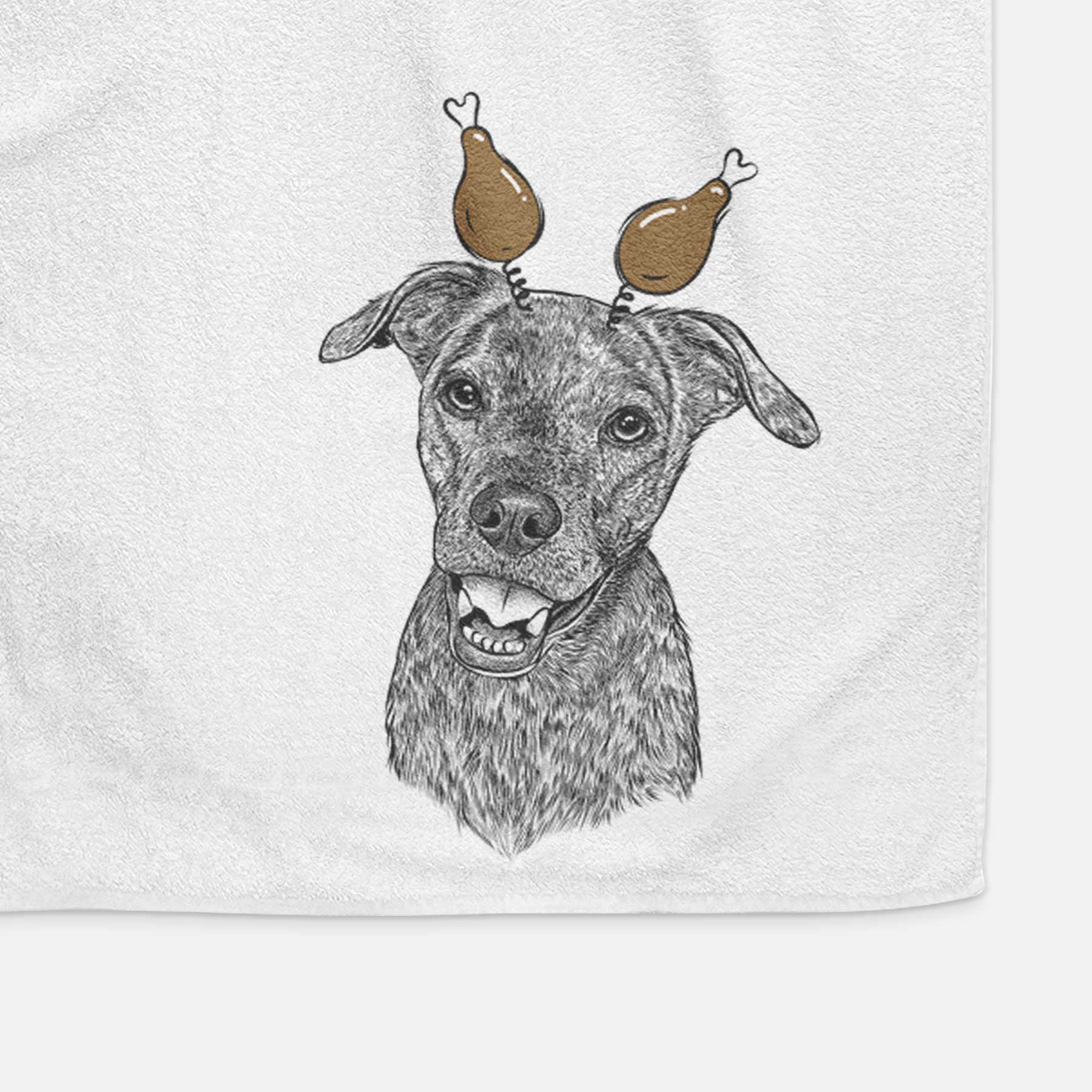 Kirby the Mountain Cur Mix Decorative Hand Towel